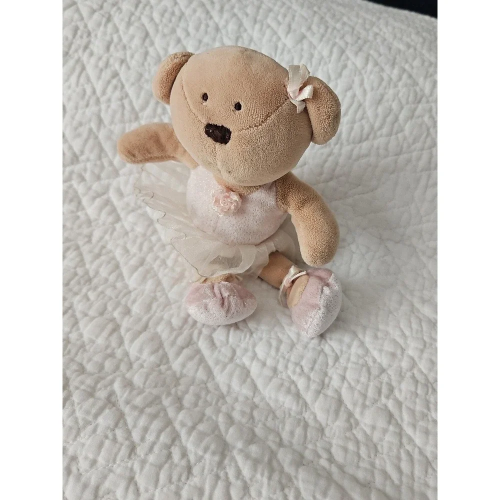 Ballerina Teddy Bear Plush Stuffed Animal Pink Tutu Flower Girl Gift‎